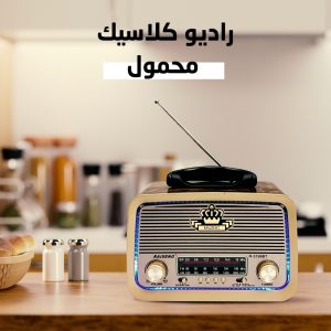 راديو و سماعة بلوتوث 2 في1